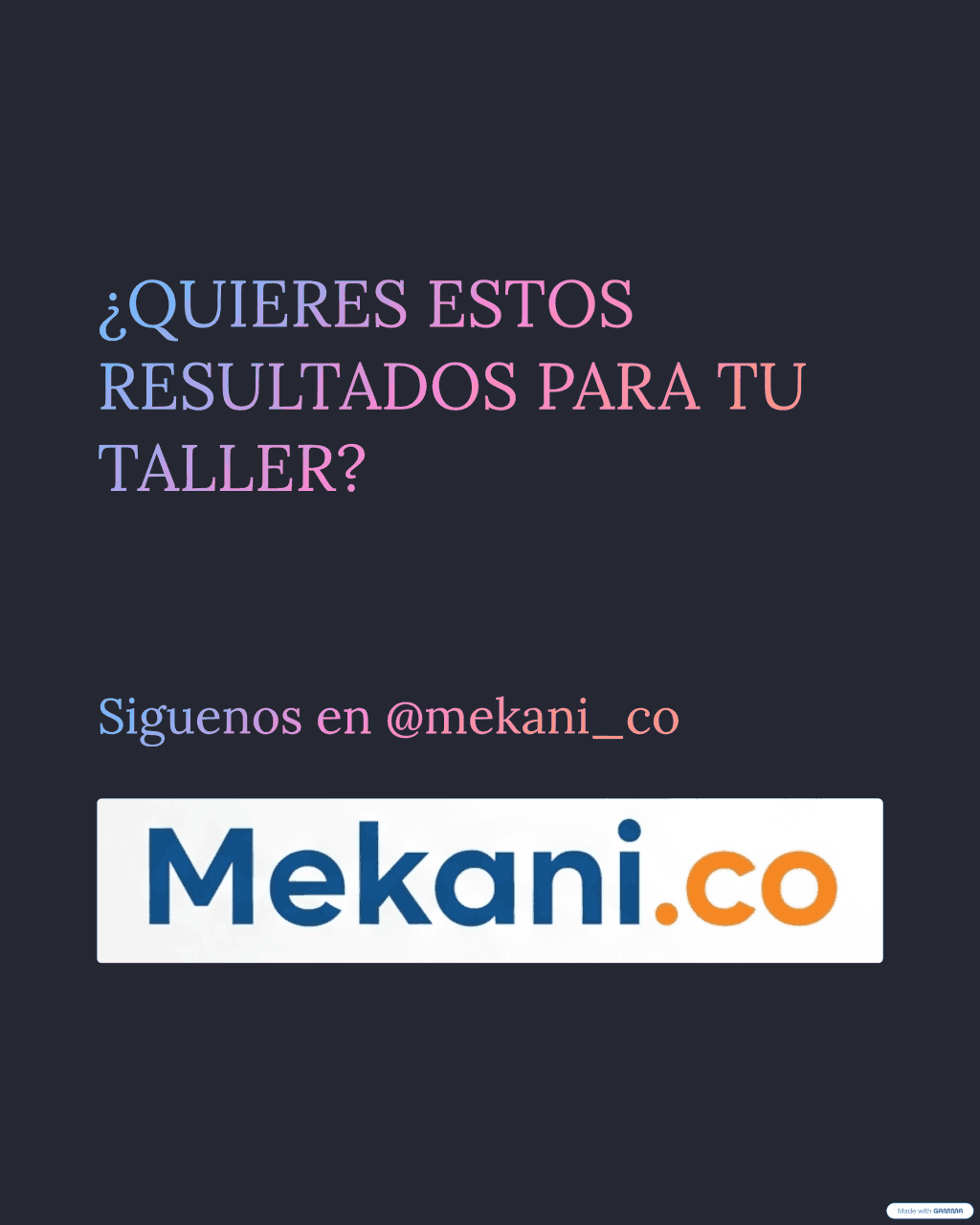 Caso de éxito Mekanico